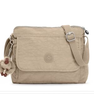 3PC @Kipling crossbody bag -soft beige